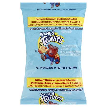 Kool-Aid Kool-Aid Blue Raspberry Lemonade Twist Beverage 1.318lbs Bag, PK15 10043000839925